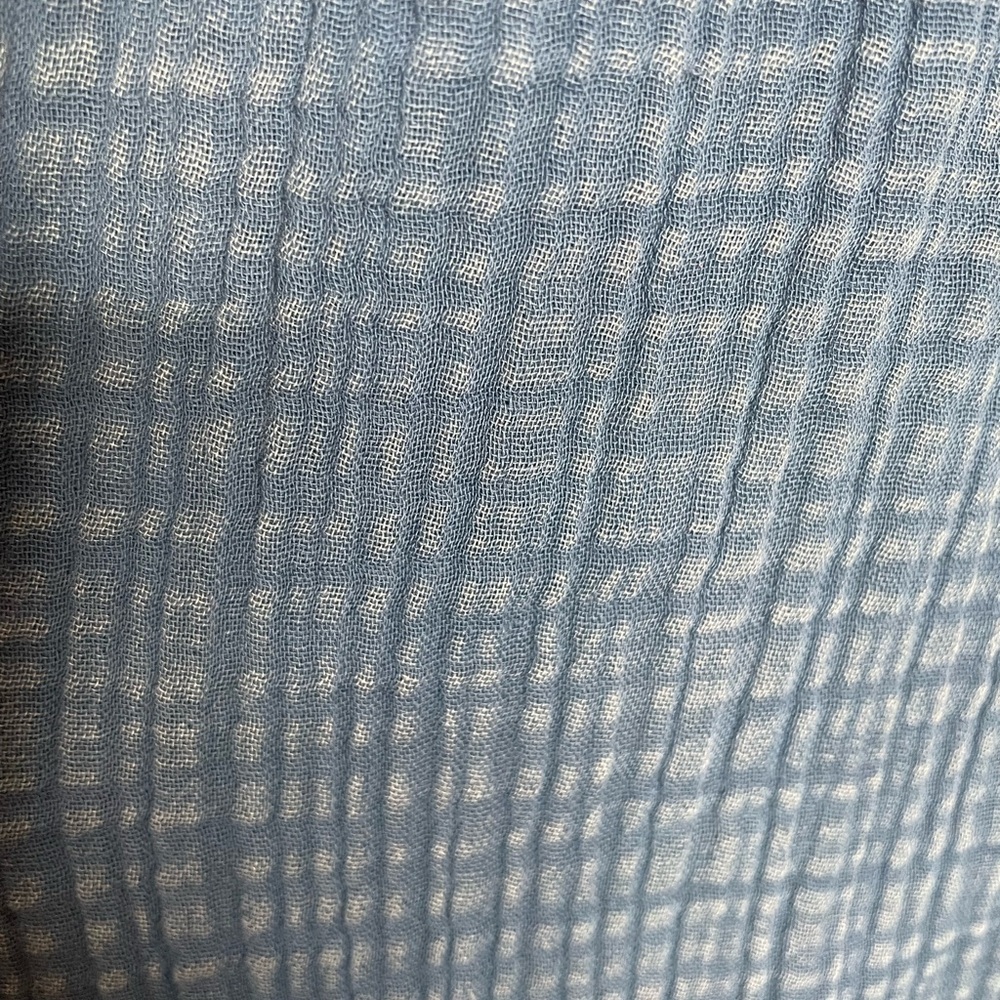 Daily Practice The Aster Pants Gauzy Wide Leg Pants in Sun Drenched Blue M - Picture 9 of 15